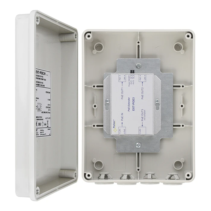 Extender Pulsar Ext-Poe3H με Κυτίο, Poe, Ip56