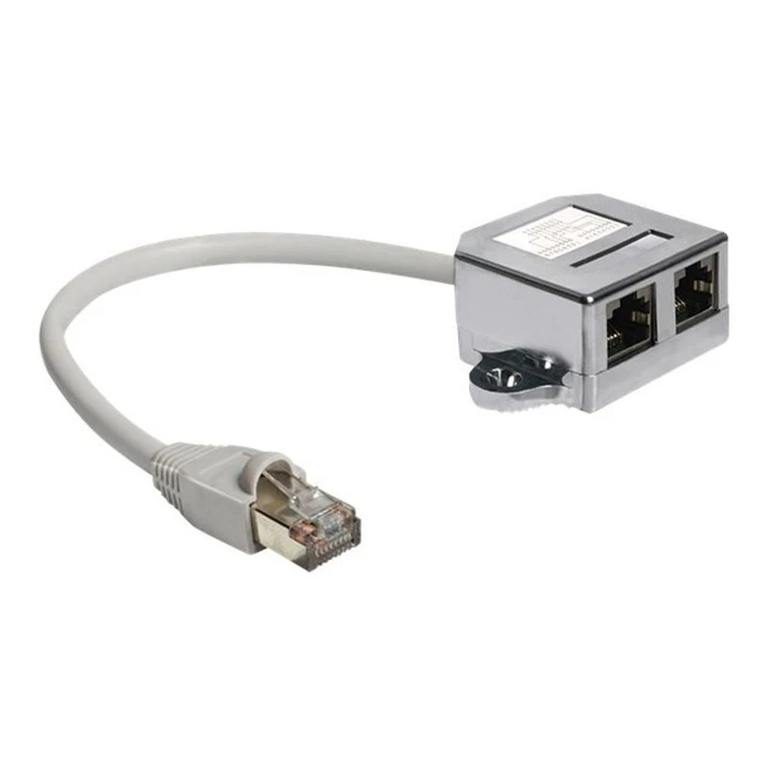 Αντάπτορας Δικτύου DeLock RJ45 Port Doubler - Ethernet 100Base-TX-Splitter - 15 cm