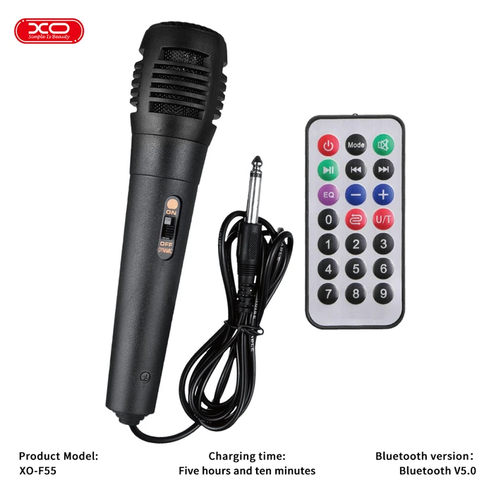 Karaoke XO F55 Boat Διπλό Bluetooth 8' Horn RGB 20W