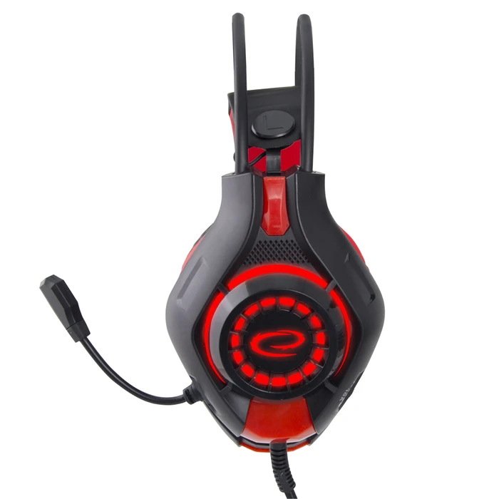 Gaming Headset Esperanza EGH420R with microphone Headband Black, Red
