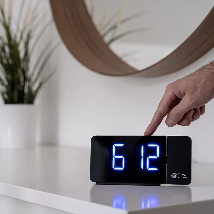 Ψηφιακό Ξυπνητήρι First Austria FA-2419-BU Μαύρο