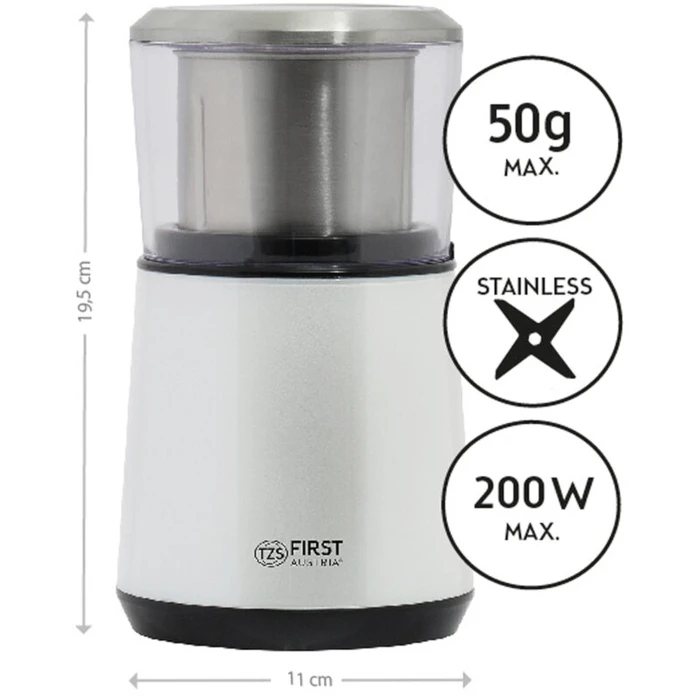 Μύλος Καφέ Μπαχαρικών 200 W First Austria FA-5486-2-WI