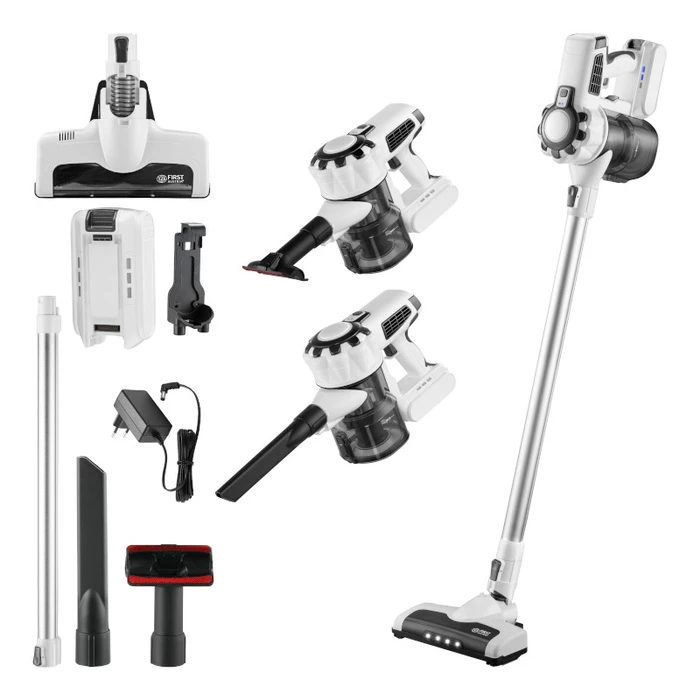 Σκούπα Stick First Austria FA-5541-4-GR ασύρματη επαναφορτιζόμενη 2 σε 1, 0.5L  22.2 Volt Γκρι