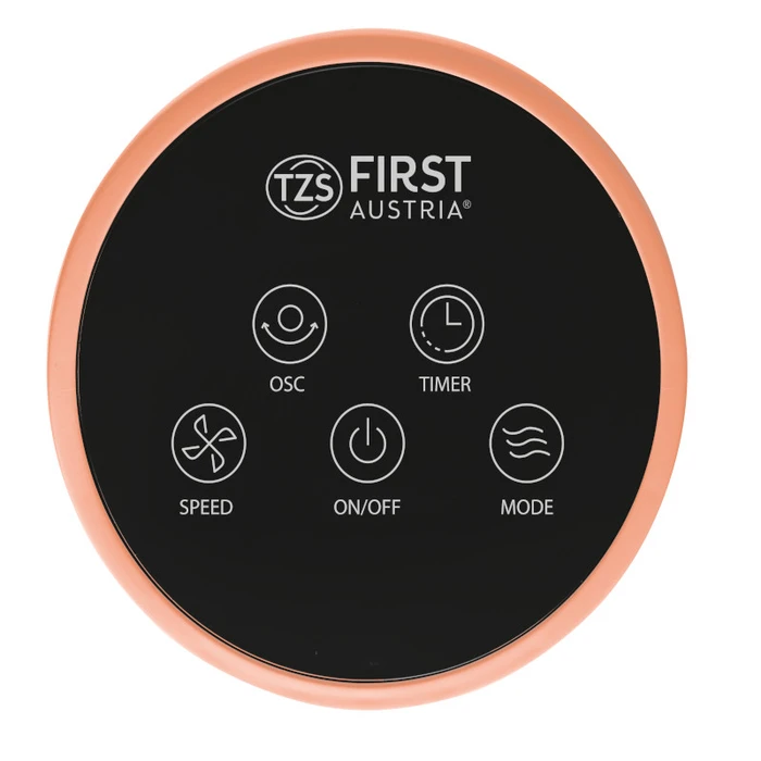 Ανεμιστήρας Δαπέδου First Austria FA-5560-5-GR Μαύρος πύργος με οθόνη αφής 3 ταχυτήτων 102cm 40W