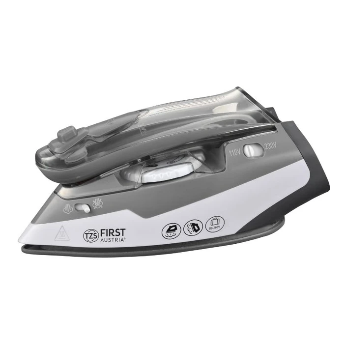 Ατμοσίδερο First Austria FA-5640-3 ταξιδιού με κεραμική πλάκα και διπλή τάση ρεύματος 70ml 1100 W