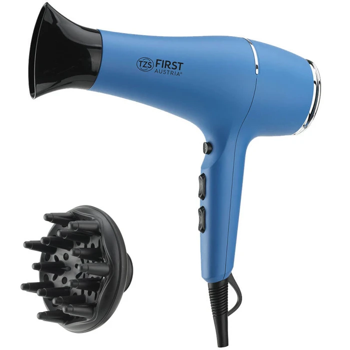 Πιστολάκι Μαλλιών First Austria FA-5654-7-BU με ιονισμό, 2 ταχύτητες και 3 επίπεδα θερμοκρασίας 2200 W