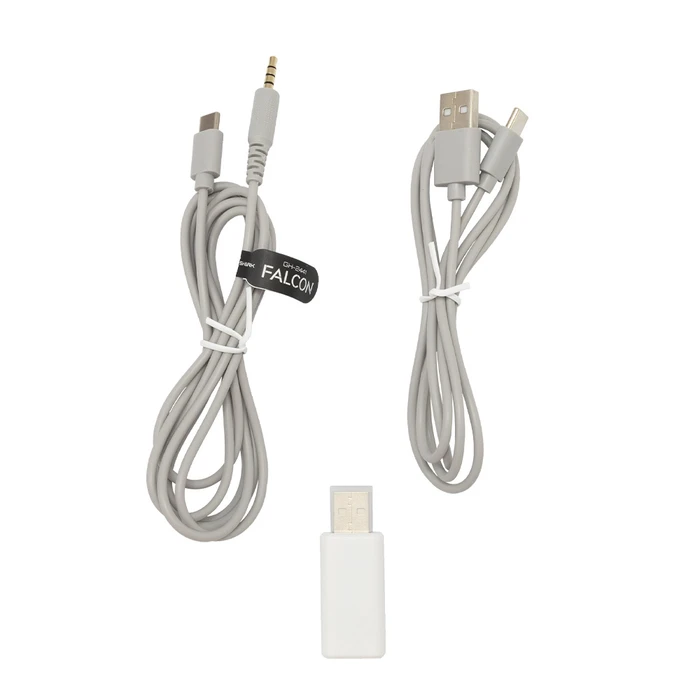 Gaming Headset White Shark Triple Mode (Wired/Wireless/Bt) Gaming Wgh-2441 White/Grey