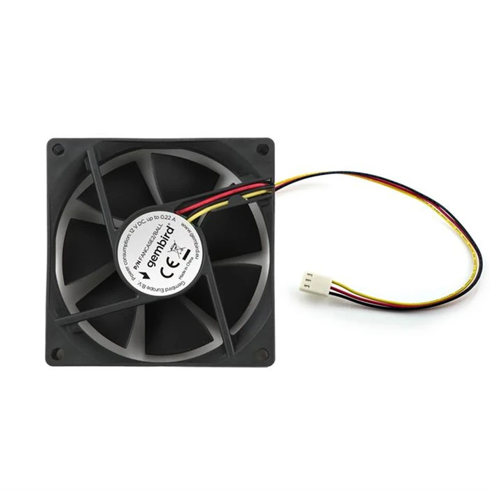 GEMBIRD FANCASE2 90mm ανεμιστήρας κουτιού PC (Ball Bearing) — χωρίς LED, 3‑Pin