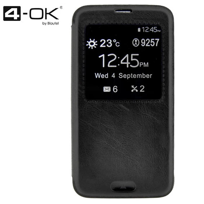 Θήκη Κινητού 4-OK BOOK WINDOW for Samsung GALAXY S6 Black