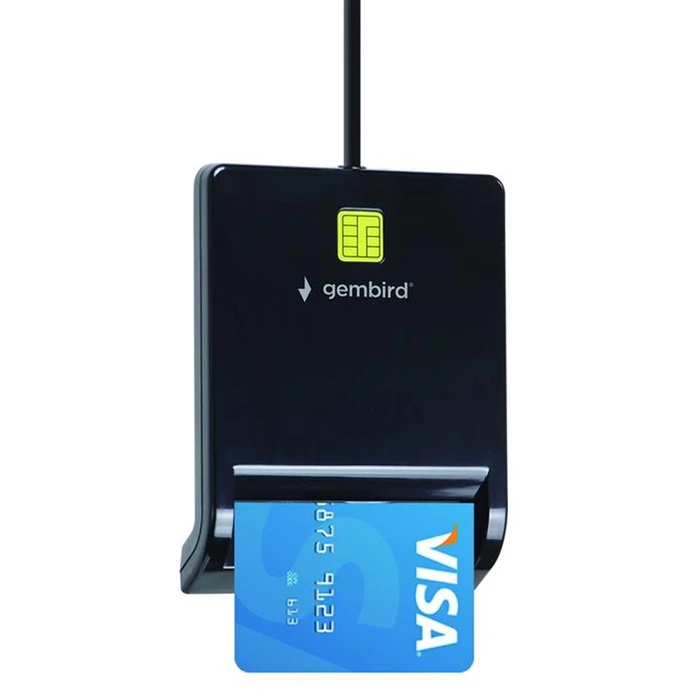 Gembird USB Professional Smart Card Reader Black