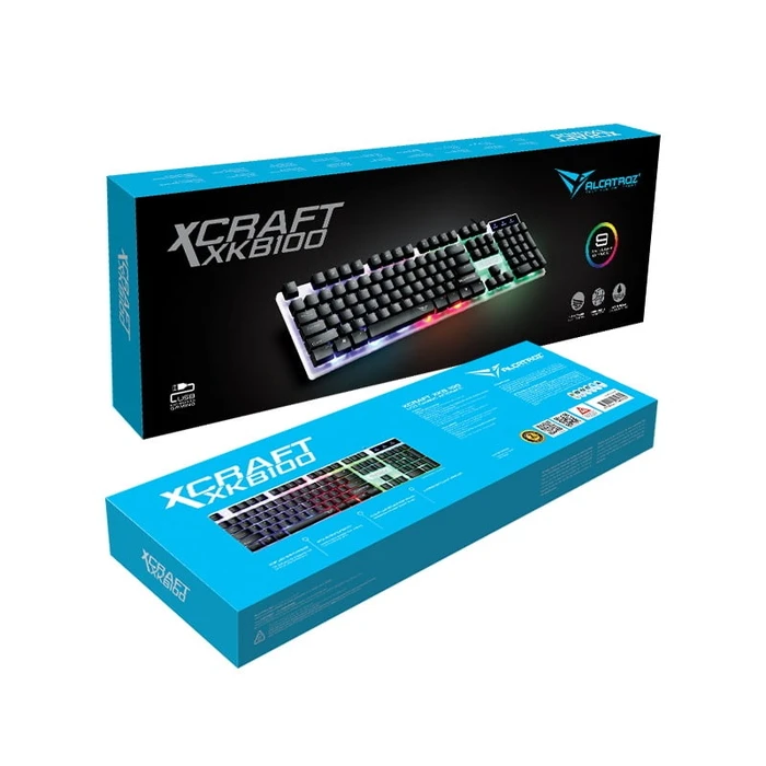 Πληκτρολόγιο Ενσύρματο Alcatroz SPILL PROOF Gaming With BACKLIGHT EFFECTS