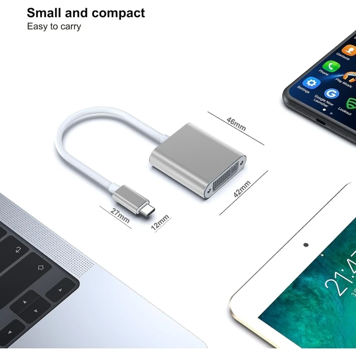 Αντάπτορας USB ATC Type-C σε DVI
