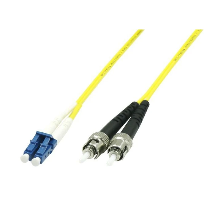 Microconnect Fiber Optic Cable LC/UPC - ST/UPC Duplex 1m Yellow (FIB411001)