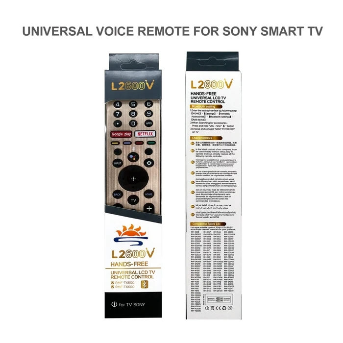 Universal Remote Control for SONY Smart VOICE (L2600V) - OEM