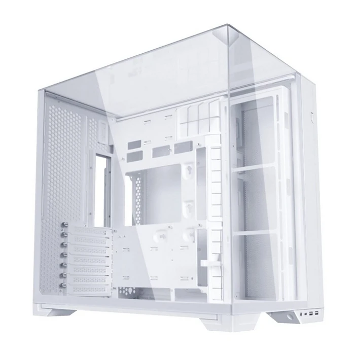 Κουτί Η/Υ Lian Li O11 Vision Compact White - White Eatx(Under 280mm)/Atx 2 Top Panels 360aio Tower (Με Φθορά σε 2 Σημεία Στο Τζάμι , Βλ φώτο 2,3)
