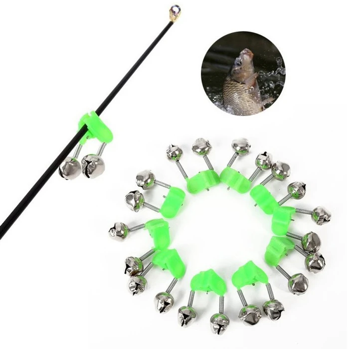 Συναγερμός Powertech για καλάμι ψαρέματος FISH-0002, πράσινο, 5τμχ