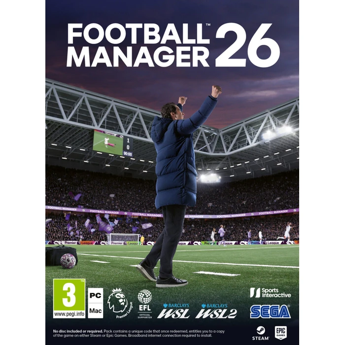 Παιχνίδι PC Football Manager 2026 PC (Code in a box, includes Greek Language)