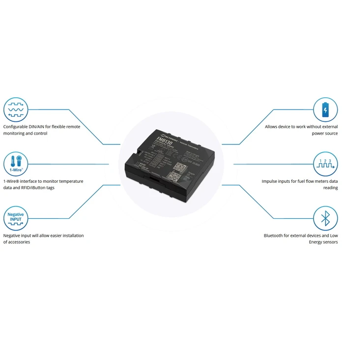 GPS Tracker αυτοκινήτου Teltonika FMB130, GSM/GPRS/GNSS, Bluetooth