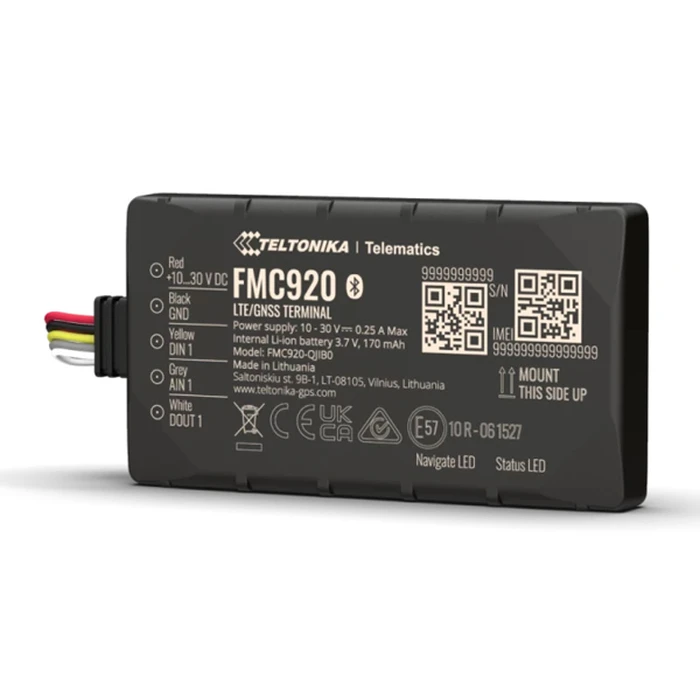 GPS Tracker Αυτοκινήτου Teltonika FMC920, 4G/GSM/GPRS/GNSS, Bluetooth