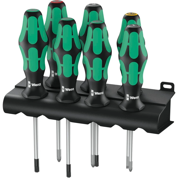 Σετ Εργαλείων WERA 367/6 TORX BO Kraftform screwdriver + Rack