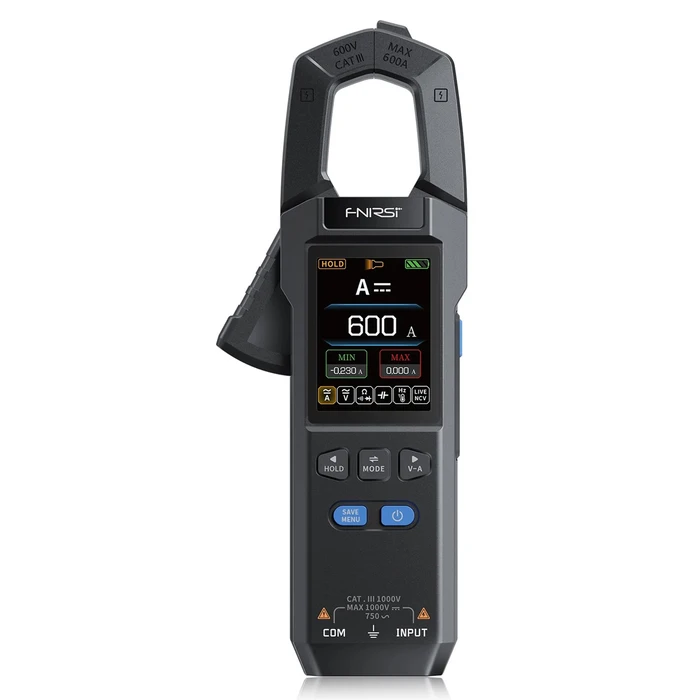 Ψηφιακή Αμπεροτσιμπίδα/Πολύμετρο Fnirsi Dmc-100, 600A Ac/Dc, Ncv, True Rms