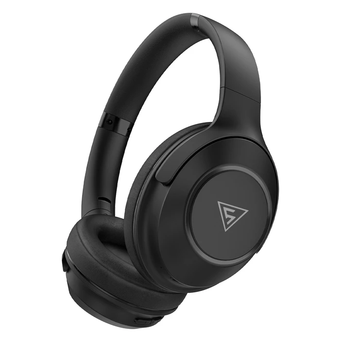 Headphones Doqaus FOCUS 5, ασύρματα & ενσύρματα, Φ40mm, 1000mAh, Μαύρα