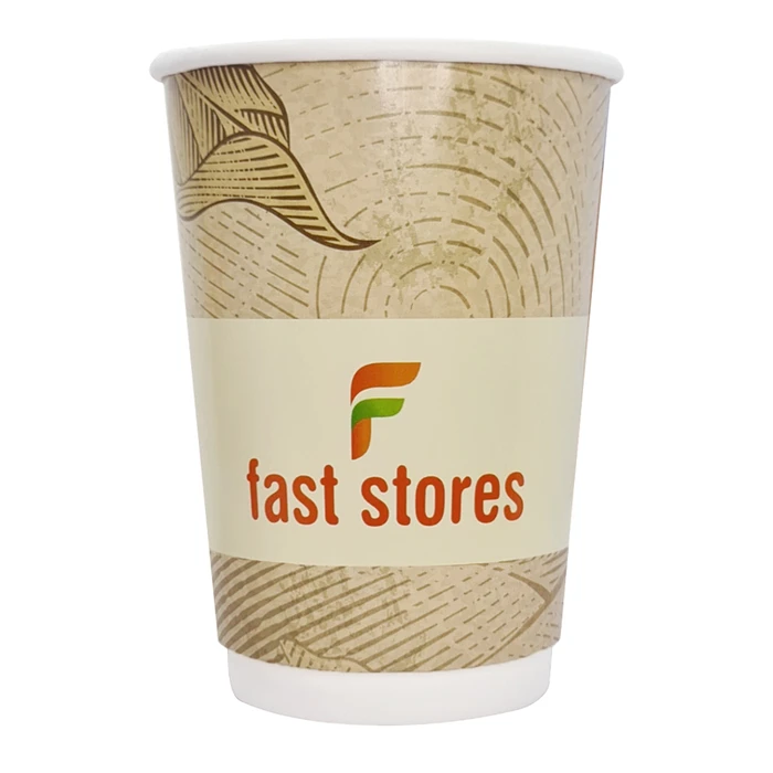 Χάρτινα Ποτήρια Καφέ Fast Stores 8Oz, Χωρίς Καπάκι, 20Τμχ