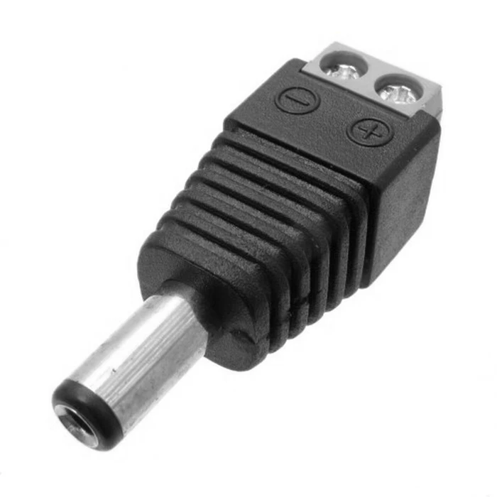 Αξεσουάρ CCTV Folksafe Βύσμα Τροφοδοσίας DC Αρσενικό Dcmc, 5.5X2.1mm, σε Κλέμα, 5τμχ