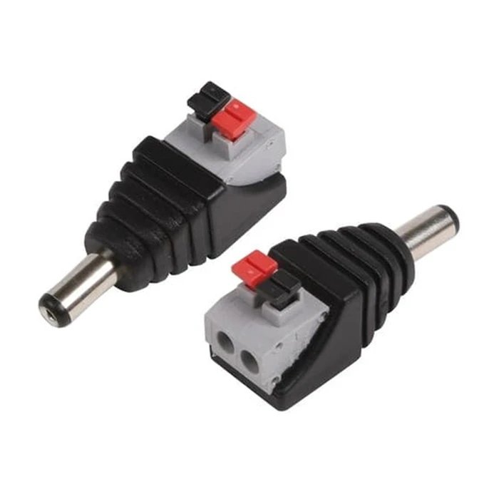 Αξεσουάρ CCTV Folksafe Βύσμα Τροφοδοσίας DC Αρσενικό Dcmcp, 5.5X2.1mm, Push-Pin, 5τμχ