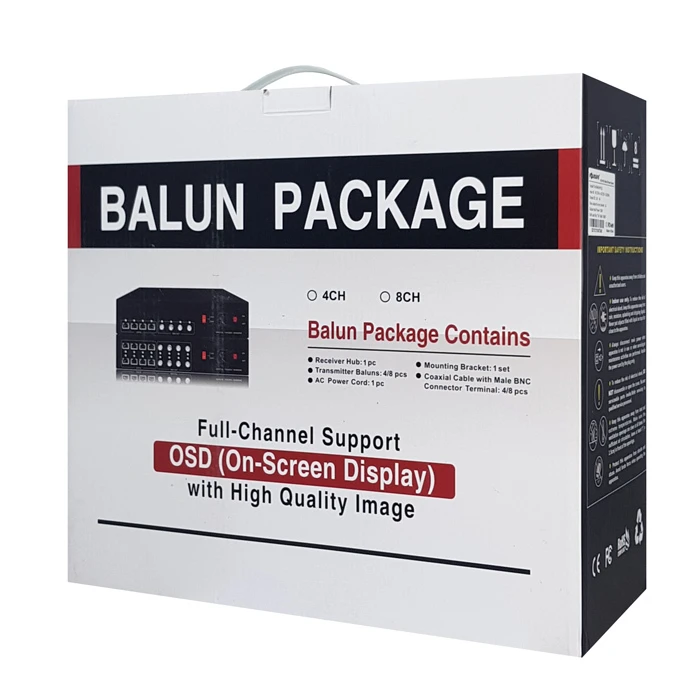 Καταγραφικό Folksafe video and power receiver hub FS-HD4604VPS12, 4 channel