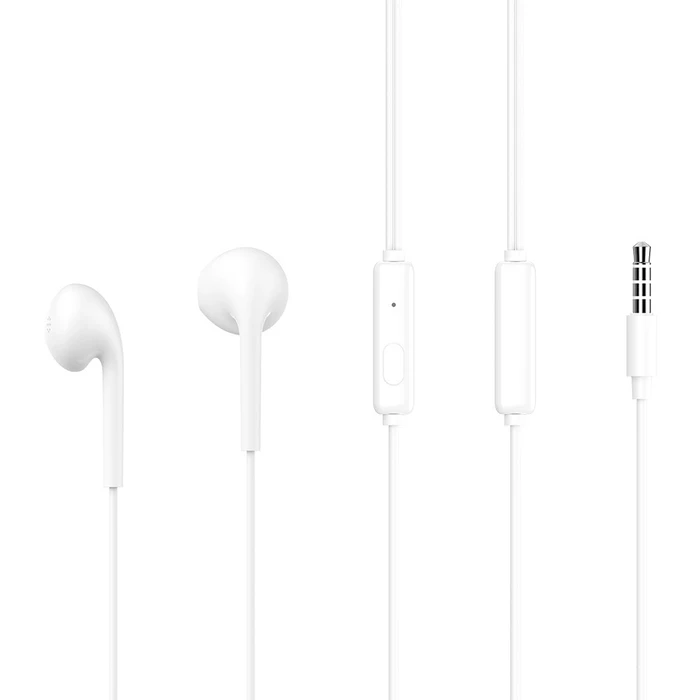 Handsfree Ακουστικά Celebrat G12 με μικρόφωνο, 14.2mm, 1.2m, λευκό