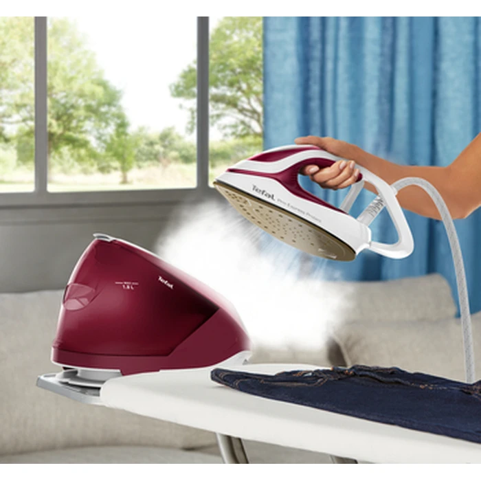Σύστημα Σιδερώματος Tefal GV9220 2600 W Durilium AirGlide Autoclean soleplate Burgundy, White