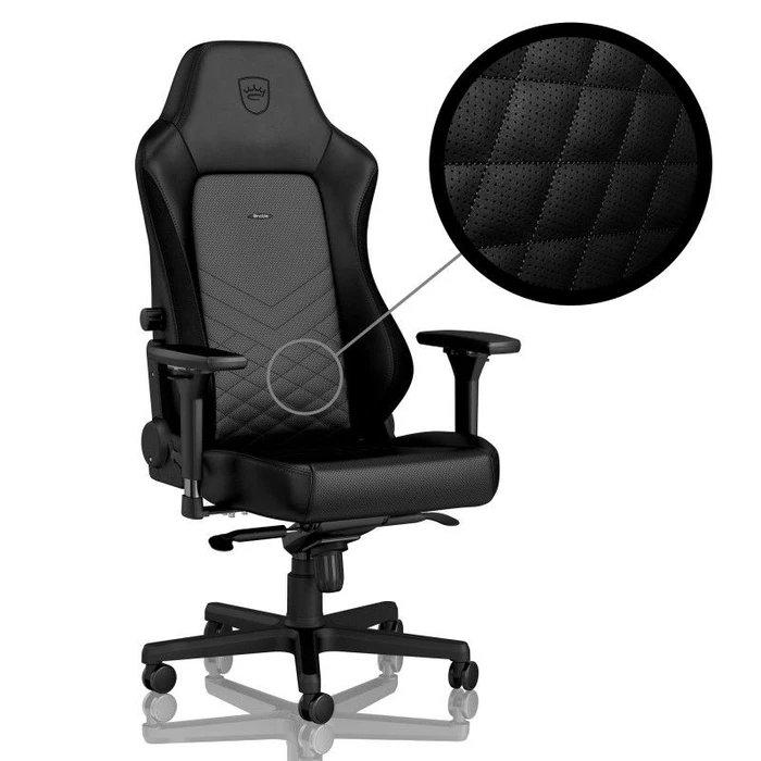 Καρέκλα Gaming Kolink Noblechairs HERO - cold foam, steel armrests, 60mm casters, 150kg - black/black