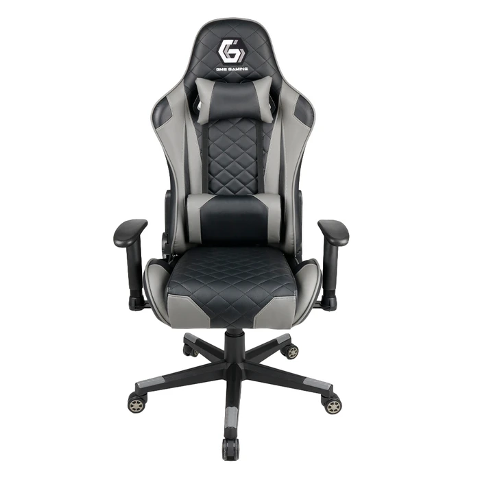 Gaming Chair Gembird PVC Leather Black Grey