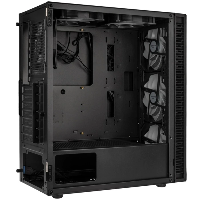 Κουτί Η/Υ Kolink Observatory HF Mesh ARGB Midi Black (with 6 ARGB fans 3x140mm & 3x120mm)