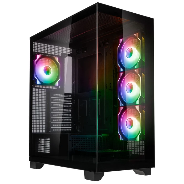 Κουτί Η/Υ Kolink Unity Arena ARGB Midi Showcase - Black E-ATX 420mm clearance with 4 ARGB Fans