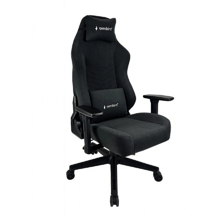 Καρέκλα Gaming Gembird With Back And Neck Pillows Black