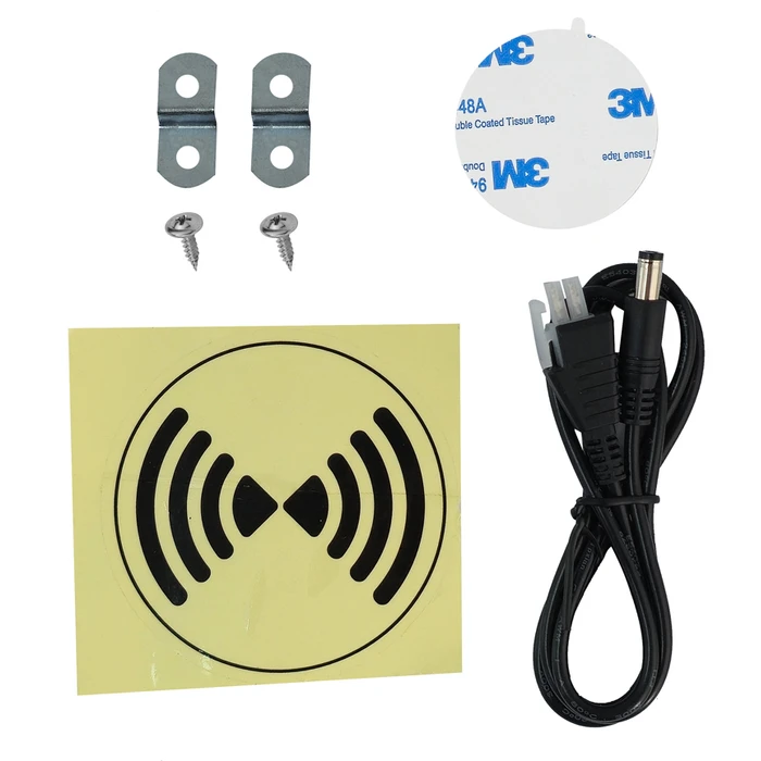 Ασύρματος Φορτιστής Brateck για Ηλεκτρικό Γραφείο S08-22Dsww, Μαύρος