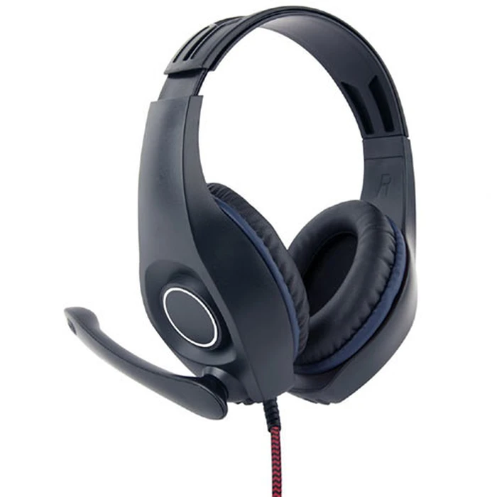 Gaming Headset Gembird Gaming With VOLUME CONTROL PC/PS4 BLUE-Black