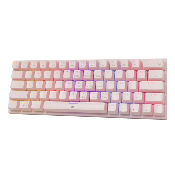 Gaming Πληκτρολόγιο White Shark Mechanical Gk-002421V2 Us Blue Switch Wakizashi-2 Pink
