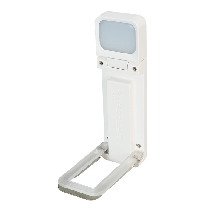 GLOCUSENT LED φακός διαβάσματος επαναφορτιζόμενος λευκός