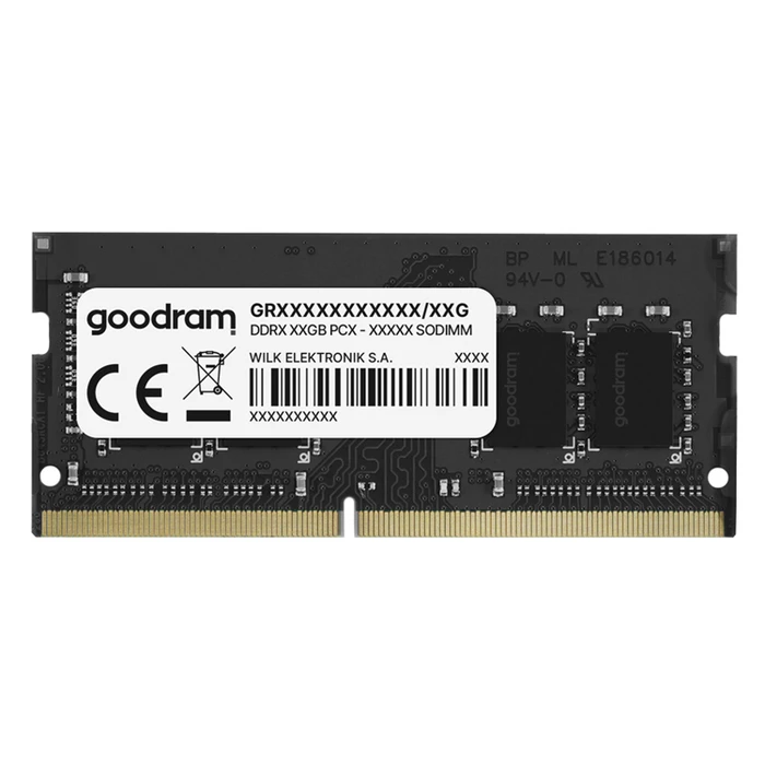 Μνήμη RAM Φορητού DDR4 8GB Goodram SODIMM GR3200S464L22S-8G, 3200MHz