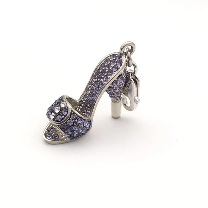 Γυναικείο Charm Glamour Gs1-19 (4cm) από Ασήμι Purple