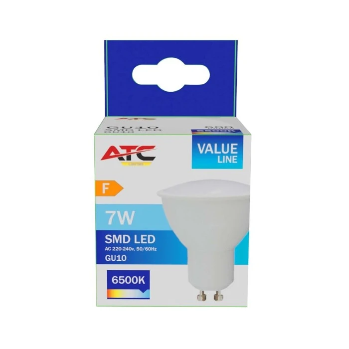 Atc Λαμπτήρας LED Spot GU10 230V 7W 600LM 110 6500K