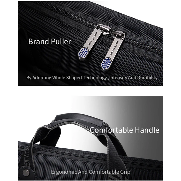 Τσάντα Laptop Arctic Hunter Ώμου Gw00022 15.6", 8L, Μαύρη