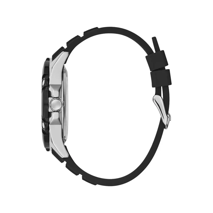 Ανδρικό Ρολόι Guess Gw0061G1 (47mm) Καουτσούκ Λουράκι Μαύρο