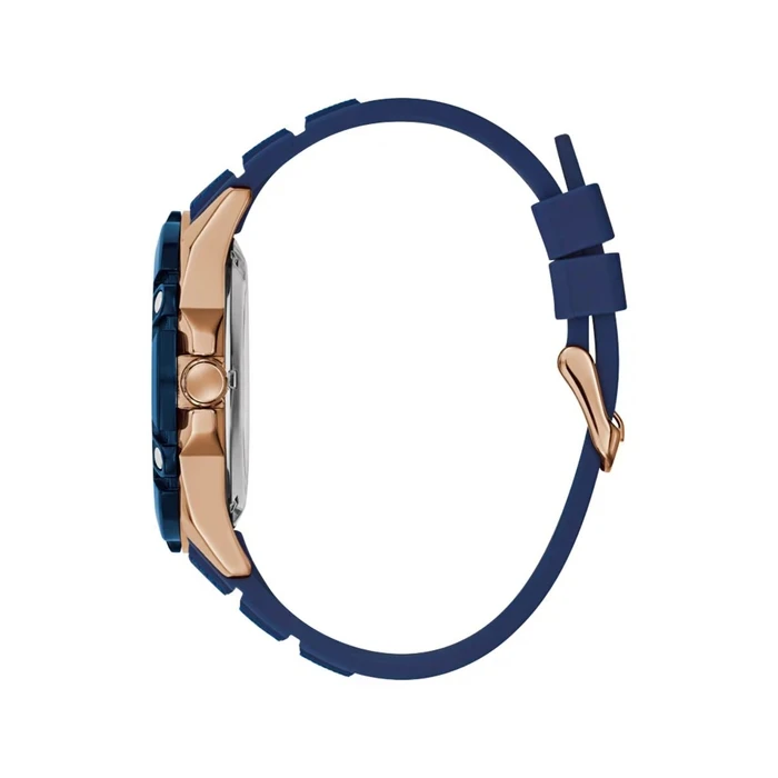 Ανδρικό Ρολόι Guess Gw0061G3 (47mm) Καουτσούκ Λουράκι Μωβ