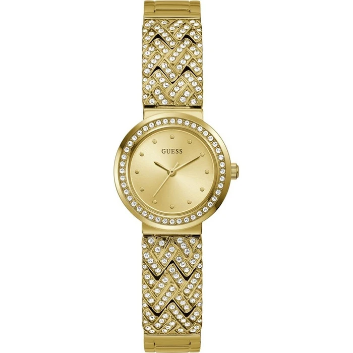 Γυναικείο Ρολόι Guess Gw0476L2 (26mm) Μεταλλικό Μπρασελέ Χρυσό