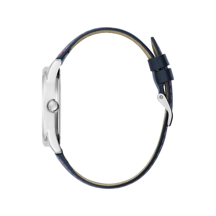 Γυναικείο Ρολόι Guess Gw0480L1 (36mm) Δερμάτινο Λουράκι Μπλε
