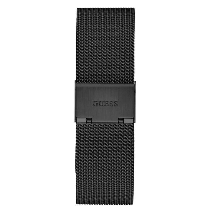 Ανδρικό Ρολόι Guess Gw0502G2 (44mm) Μεταλλικό Μπρασελέ Μαύρο